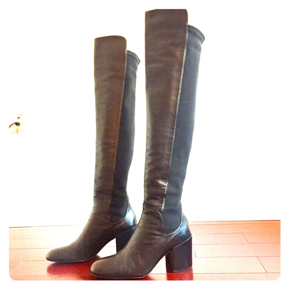 Stuart Weitzman 5050 Block Napa OTK Boot